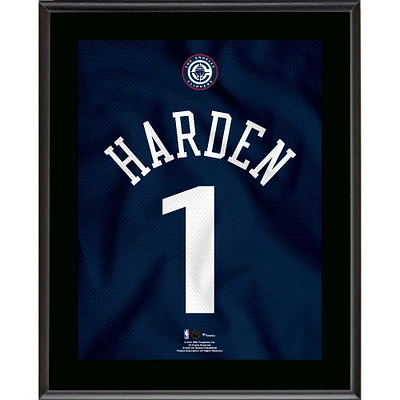 James Harden LA Clippers 10.5" x 13" Jersey Number Sublimated Player Plaque