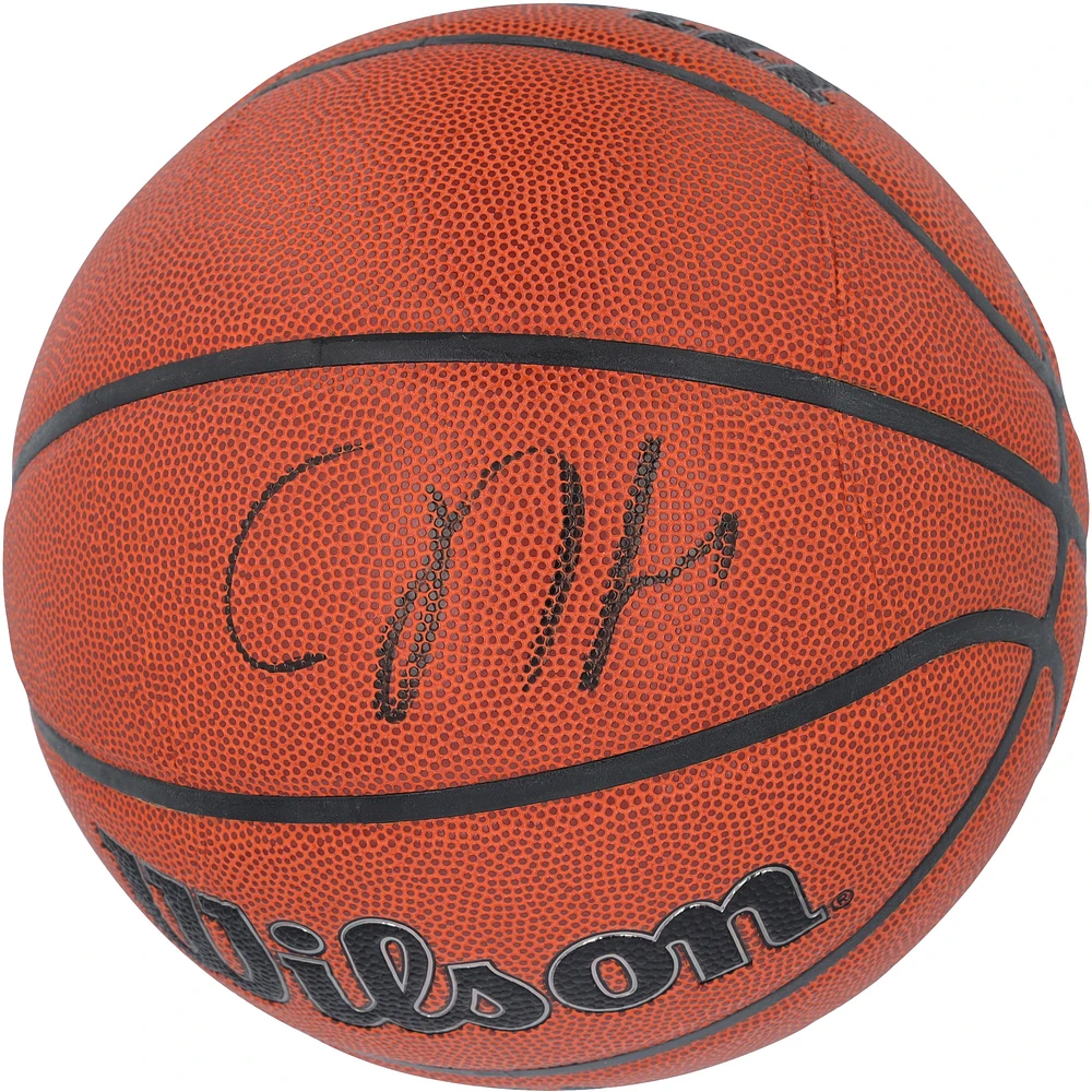 Ballon de basket-ball d'intérieur/extérieur Wilson Authentic Series autographié par James Harden LA Clippers - Signé à l'encre noire