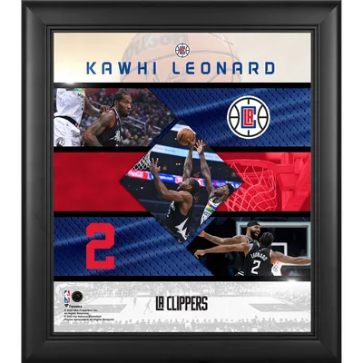 Kawhi Leonard Los Angeles Clippers Fanatics Authentic Framed 15" x 17" Stitched Stars Collage