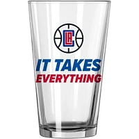 LA Clippers 16oz. Team Slogan Pint Glass