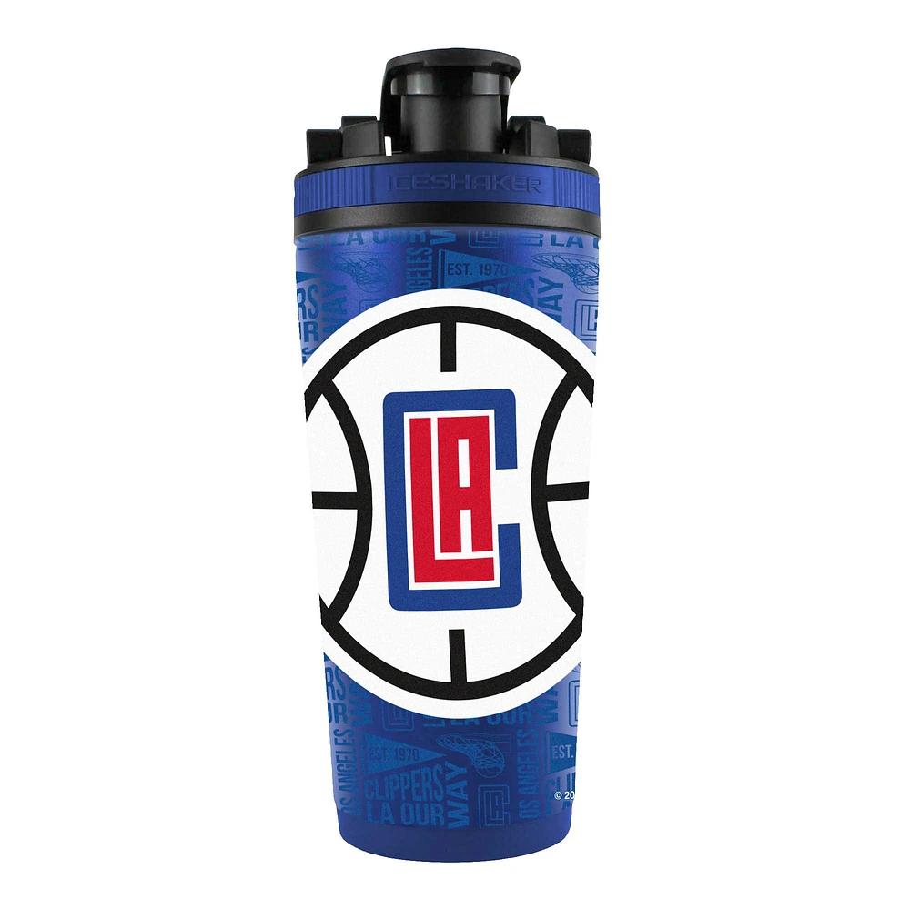 LA Clippers 26oz. 4D Stainless Steel Shaker Bottle