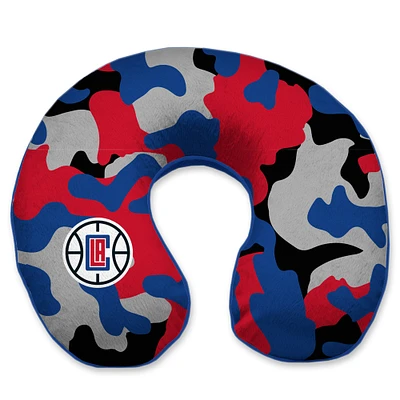 Oreiller de voyage en mousse à mémoire de forme camouflage LA Clippers