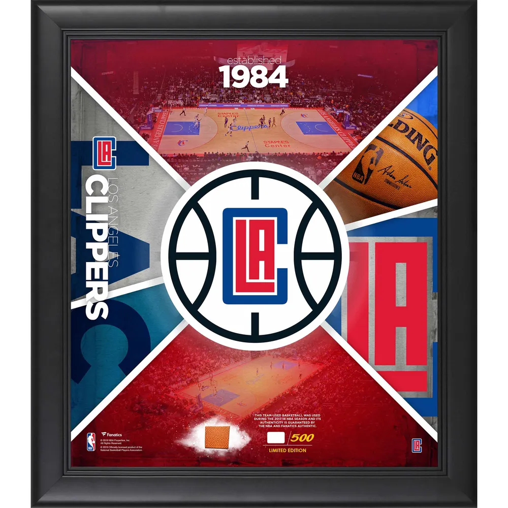 Lids Paul George LA Clippers Fanatics Authentic Framed 15 x 17