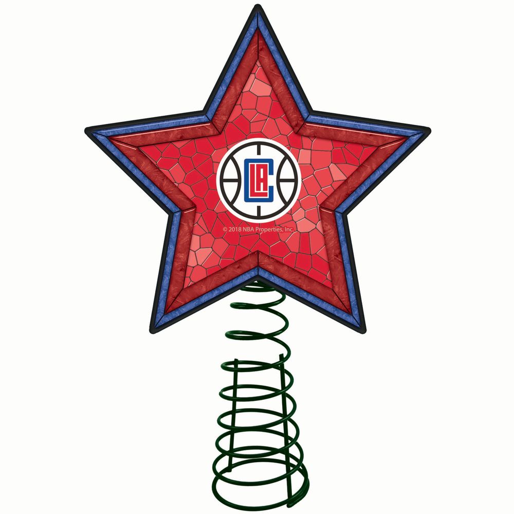 LA Clippers Mosaic Tree Topper