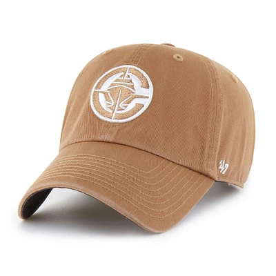 Casquette ajustable Camel Ballpark Clean Up des LA Clippers pour homme '47 Tan