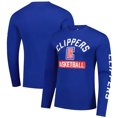 Men's Fanatics  Royal LA Clippers Long Sleeve T-Shirt
