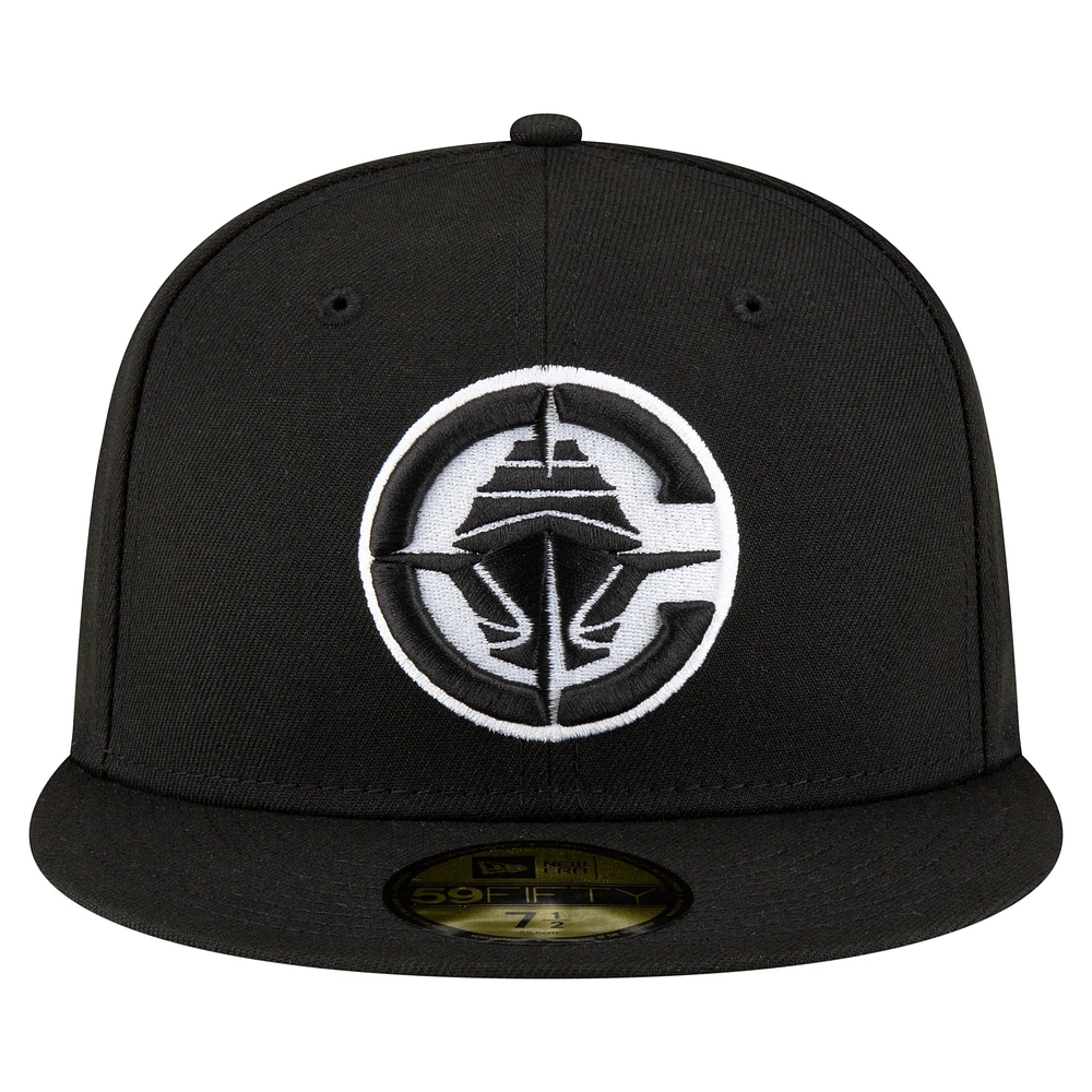 Casquette ajustée 59FIFTY LA Clippers noire New Era pour homme