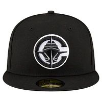 Casquette ajustée 59FIFTY LA Clippers noire New Era pour homme