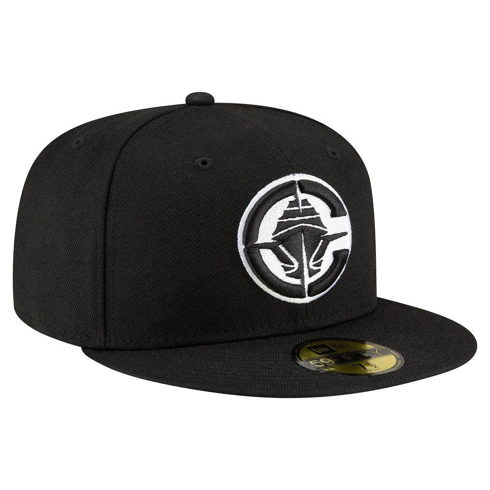 Casquette ajustée 59FIFTY LA Clippers noire New Era pour homme