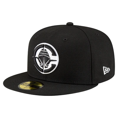 Casquette ajustée 59FIFTY LA Clippers noire New Era pour homme