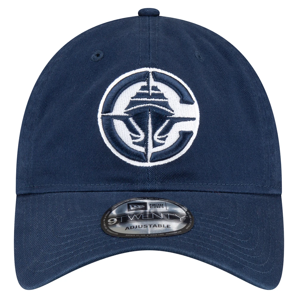 Men's New Era  Navy LA Clippers 9TWENTY 2.0 Adjustable Hat