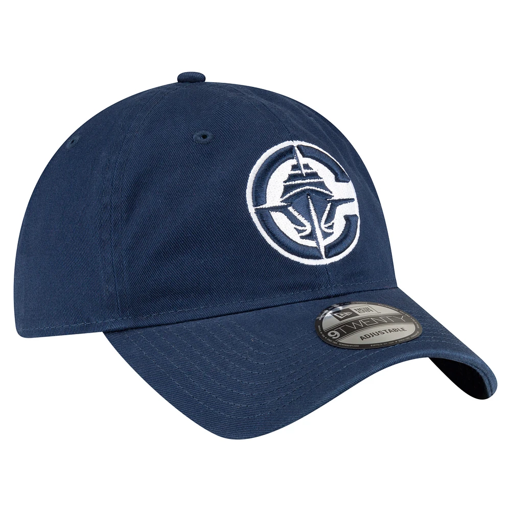 Men's New Era  Navy LA Clippers 9TWENTY 2.0 Adjustable Hat