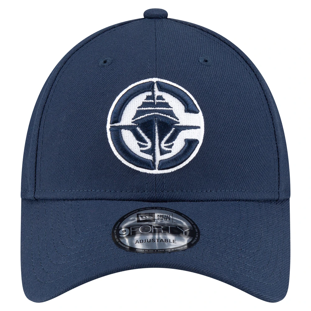 Casquette ajustable New Era bleu marine LA Clippers The League 9FORTY pour homme