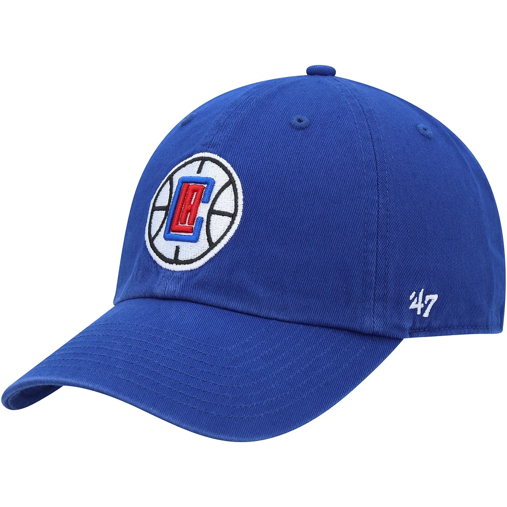 '47 Royal LA Clippers Team Logo Clean Up Casquette réglable pour homme