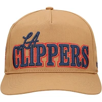 Casquette ajustable Barnes Hitch des LA Clippers '47 Tan pour homme