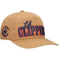 Casquette ajustable Barnes Hitch des LA Clippers '47 Tan pour homme