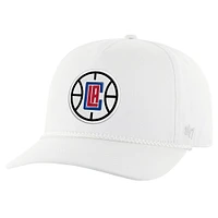 Casquette réglable '47 LA Clippers Core Logo Rope Hitch pour hommes, blanche