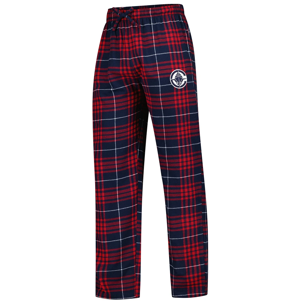 Men's Concepts Sport  Navy/Red LA Clippers Vector T-Shirt & Flannel Pants Sleep Set