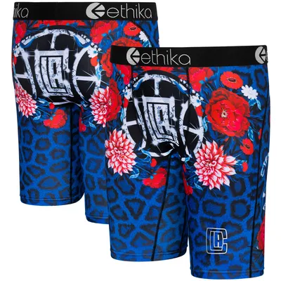 Men's Ethika LA Clippers Fashion Bling Boxer Briefs