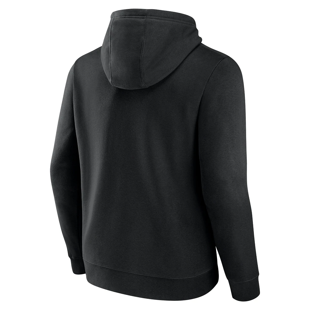 Men's Fanatics  Black LA Clippers Put Me Coach Fleece Pullover Hoodie