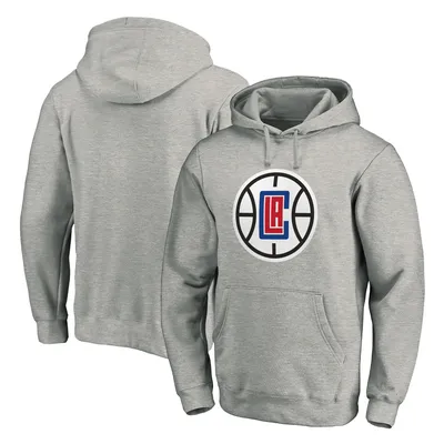 Fanatics Men's Branded Heather Gray Dallas Mavericks Wordmark French Terry  Pullover Hoodie