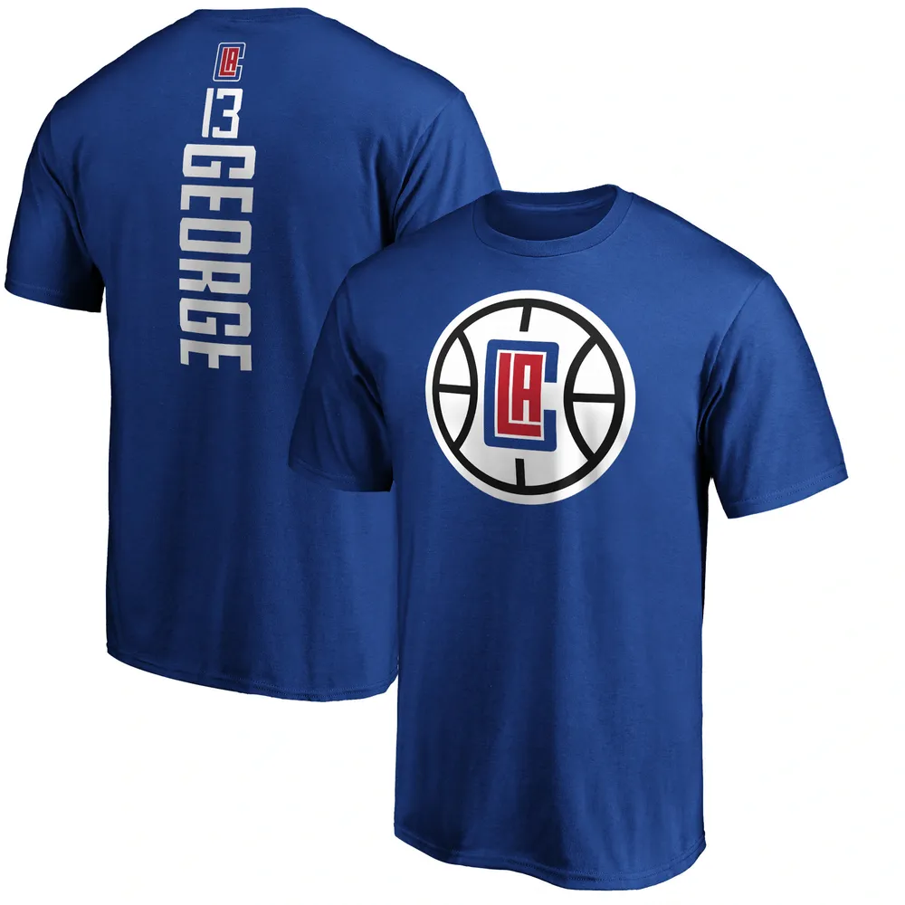 Fanatics Branded Paul George Royal La Clippers Name & Number T-Shirt