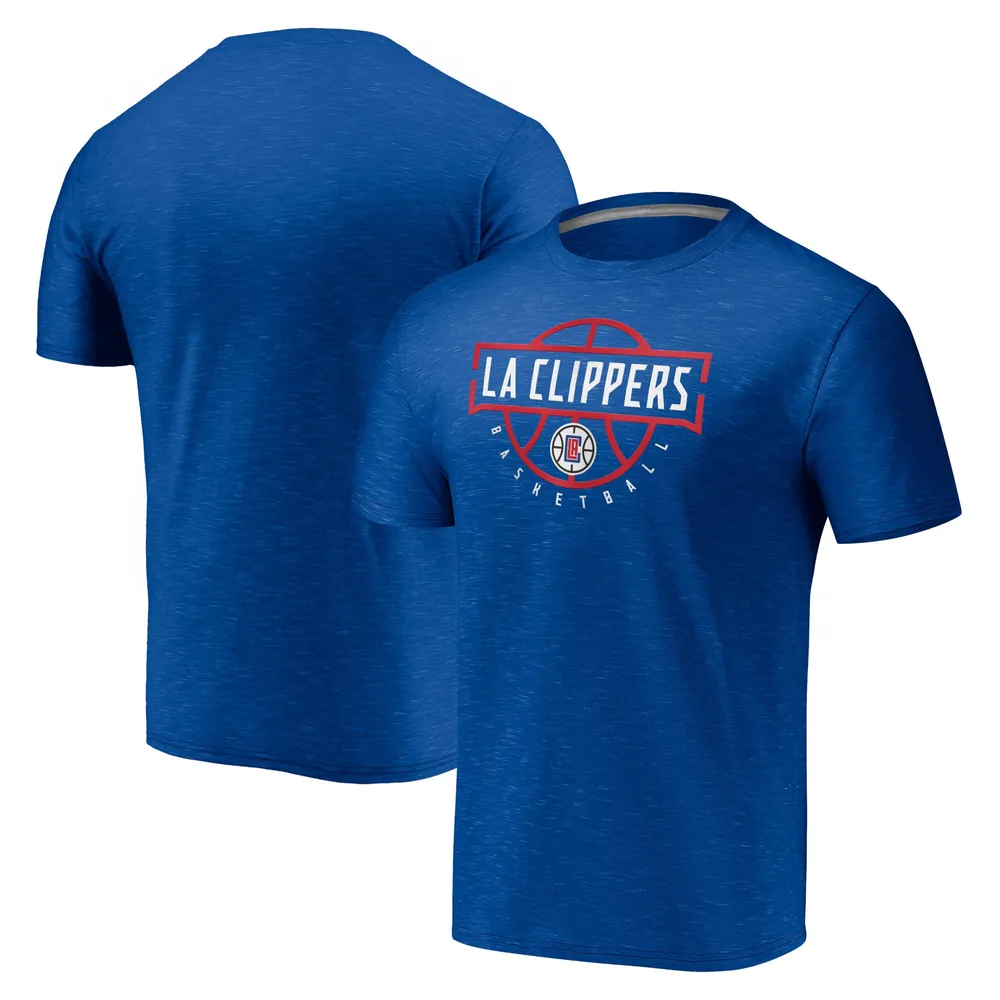 Women's Royal/White La Clippers Team V-Neck T-Shirt Size: Extra Large