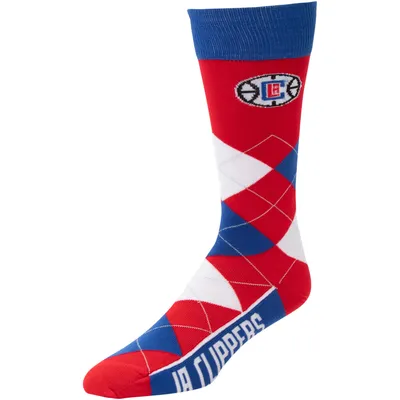 LA Clippers For Bare Feet Team Argyle Crew Socks