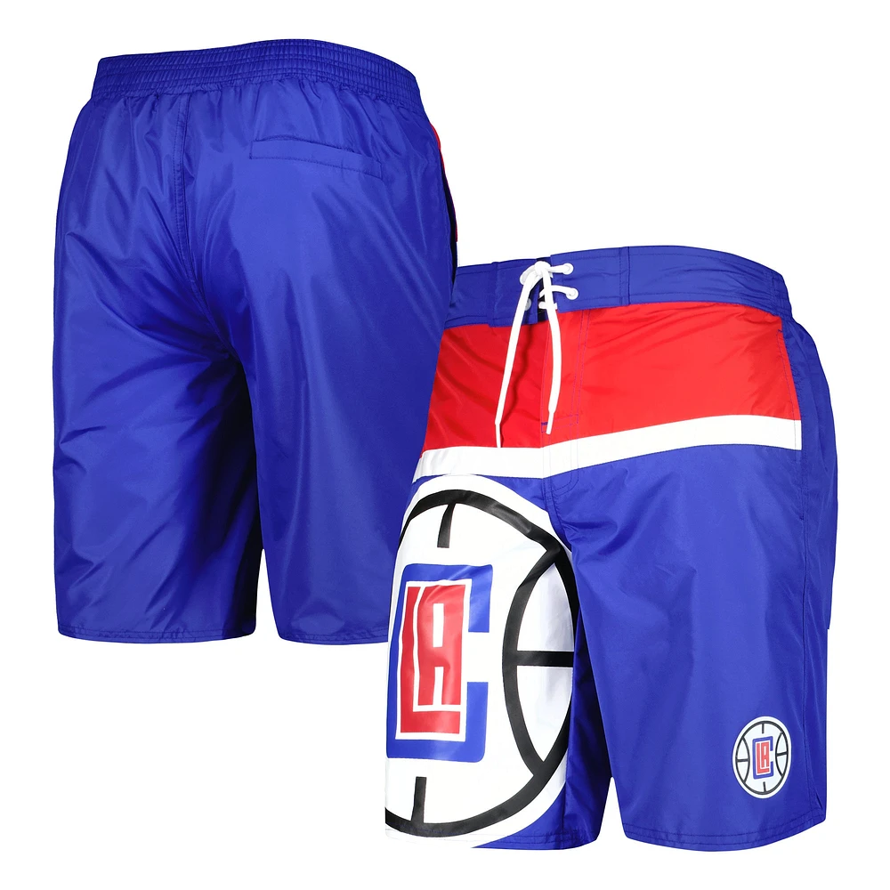 Maillot de bain G-III Sports by Carl Banks Royal LA Clippers Sea Wind pour homme