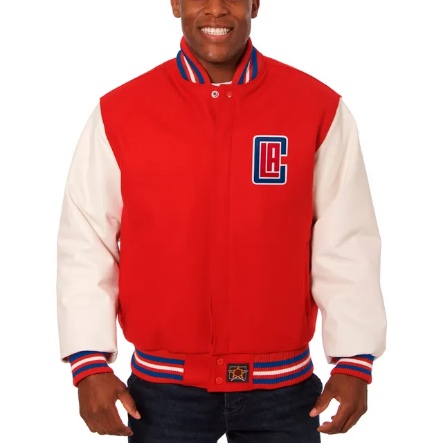 Atlanta Braves JH Design Big & Tall Full-Snap All-Leather Jacket