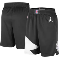 Men's Jordan Brand Black LA Clippers 2022/2023 Statement Edition Swingman Performance Shorts