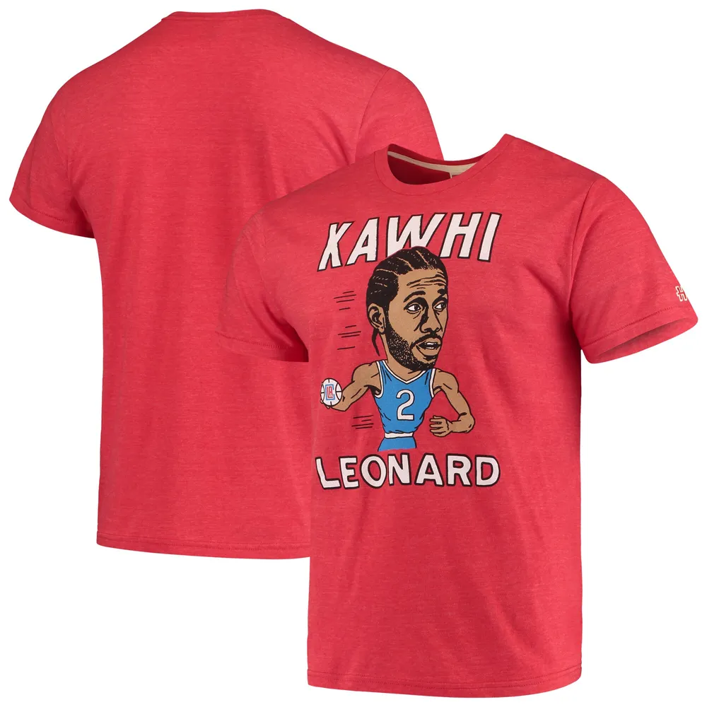 Kawhi Leonard LA Clippers Fanatics Number 2 Black T-Shirt Size Large