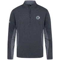 Men's Levelwear Navy LA Clippers Waffle Insignia 2.0 Quarter-Zip Top