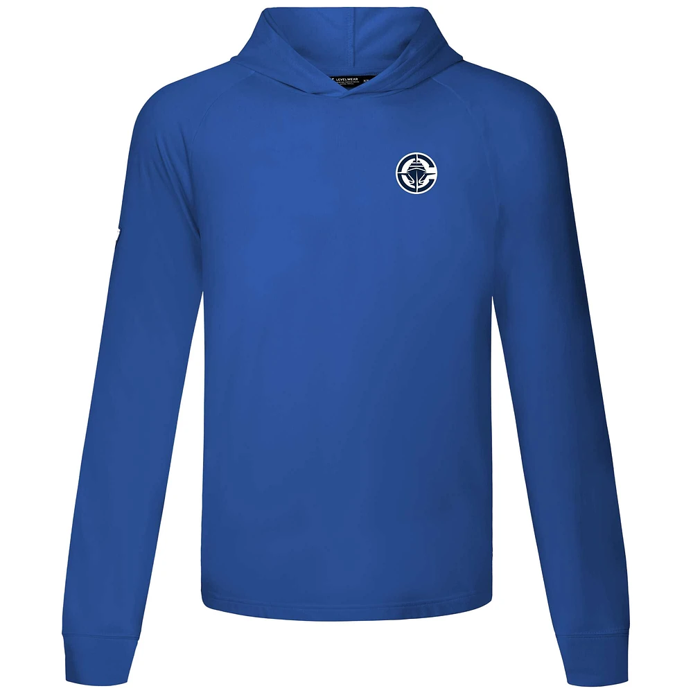 Men's Levelwear Royal LA Clippers Dimension R Pullover Hoodie