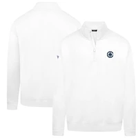 Men's Levelwear White LA Clippers Murray Quarter-Zip Pullover