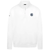 Men's Levelwear White LA Clippers Murray Quarter-Zip Pullover
