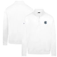 Men's Levelwear White LA Clippers Murray Quarter-Zip Pullover