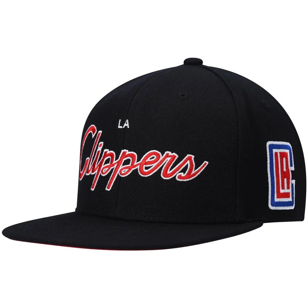 Men's Mitchell & Ness Heathered Gray La Clippers 2.0 Snapback Hat