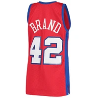 Maillot Swingman Mitchell & Ness Elton Brand rouge LA Clippers Hardwood Classics pour hommes