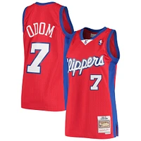 Men's Mitchell & Ness Lamar Odom Red LA Clippers 2000/01 Hardwood Classics Swingman Jersey