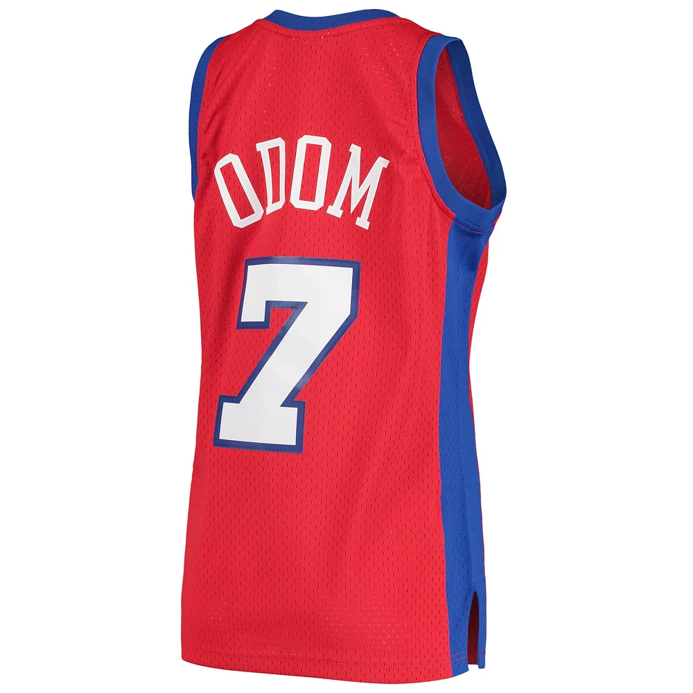 Maillot Swingman Mitchell & Ness Lamar Odom rouge LA Clippers 2000/01 Hardwood Classics pour hommes