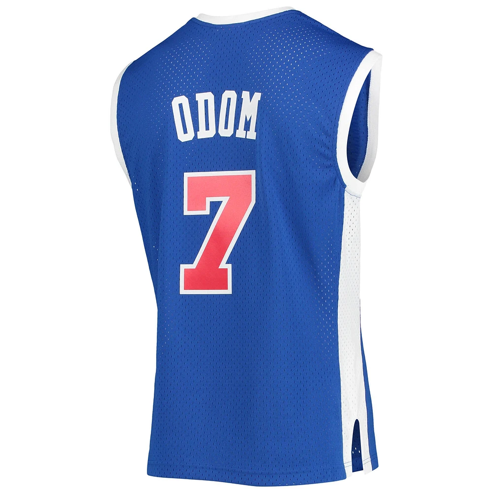 Maillot Mitchell & Ness Lamar Odom Royal LA Clippers 2002/03 Hardwood Classics Swingman pour homme