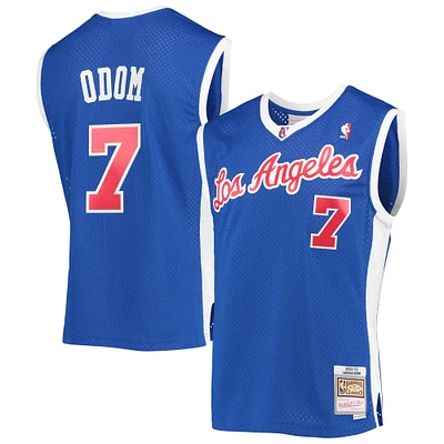 Maillot Mitchell & Ness Lamar Odom Royal LA Clippers 2002/03 Hardwood Classics Swingman pour homme