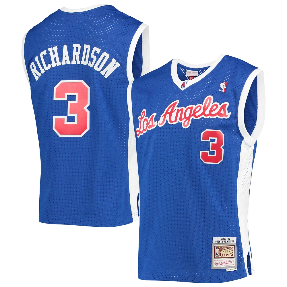 Men's Mitchell & Ness Quentin Richardson Royal LA Clippers 2002/03 Hardwood Classics Swingman Jersey