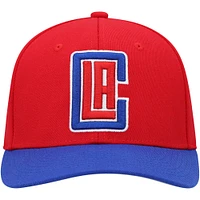 Casquette snapback extensible bicolore 2.0 MVP Team Mitchell & Ness rouge/Royal LA Clippers pour hommes