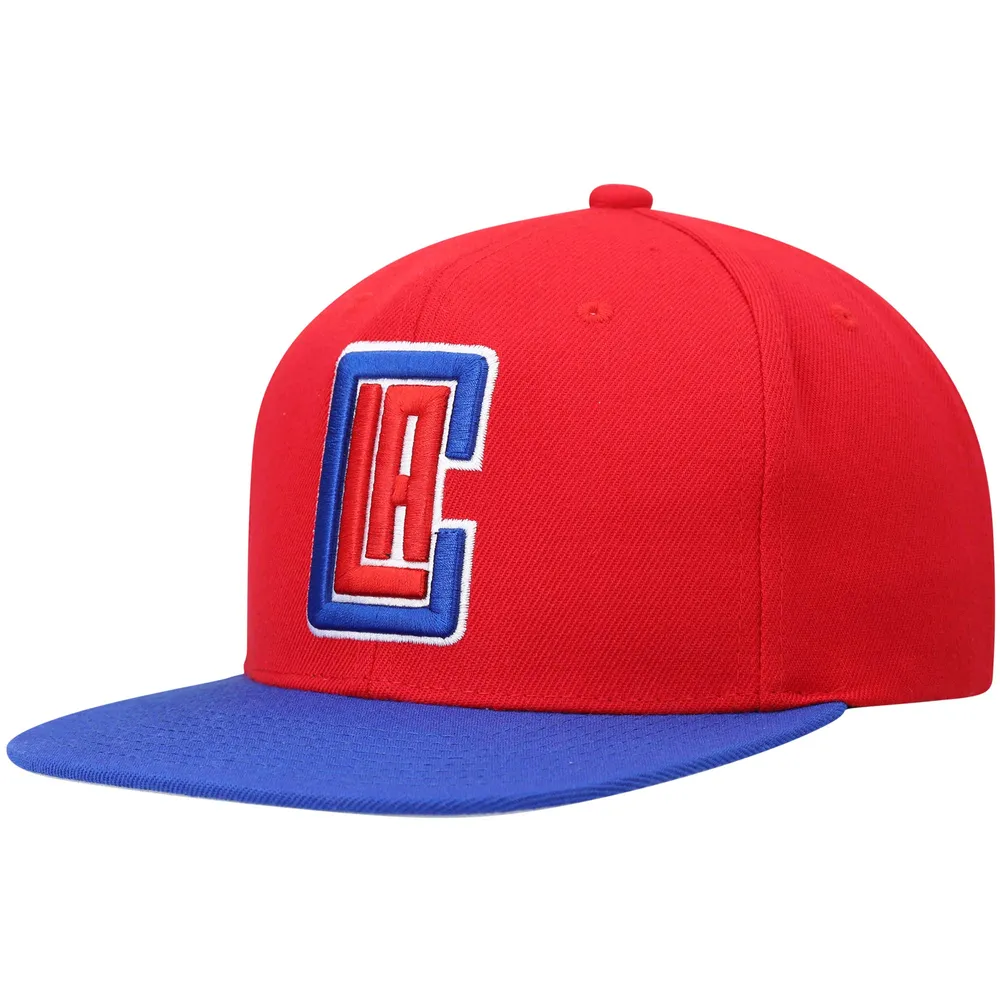 Youth Mitchell & Ness Royal/Heathered Gray LA Clippers Hardwood