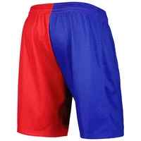 Mitchell & Ness Homme Royal/Rouge LA Clippers Hardwood Classics 2000 Split Swingman Short