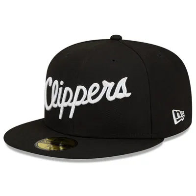 Casquette ajustée officielle 59FIFTY LA Clippers 2021/22 City Edition New Era pour homme, noir/blanc