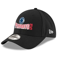 Men's New Era  Black LA Clippers 2025 NBA Playoffs 9FORTY Adjustable Hat
