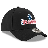 Men's New Era  Black LA Clippers 2025 NBA Playoffs 9FORTY Adjustable Hat